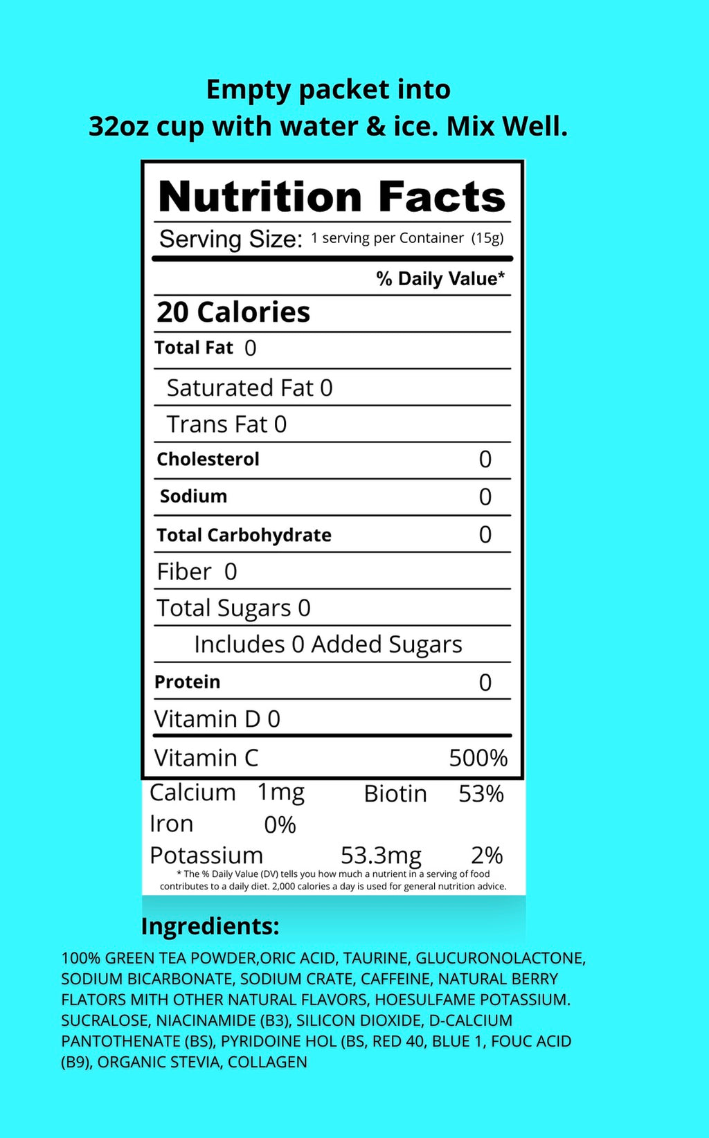 BLUE BLAST LOADED TEA