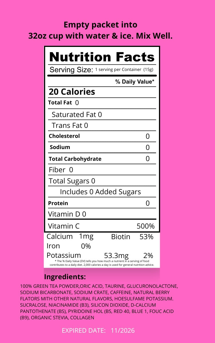 STRAWKIWI LOADED TEA