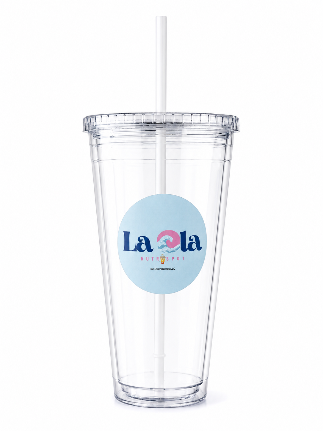 VASO ACRÍLICO REUSABLE 32oz LA OLA NUTRISPOT