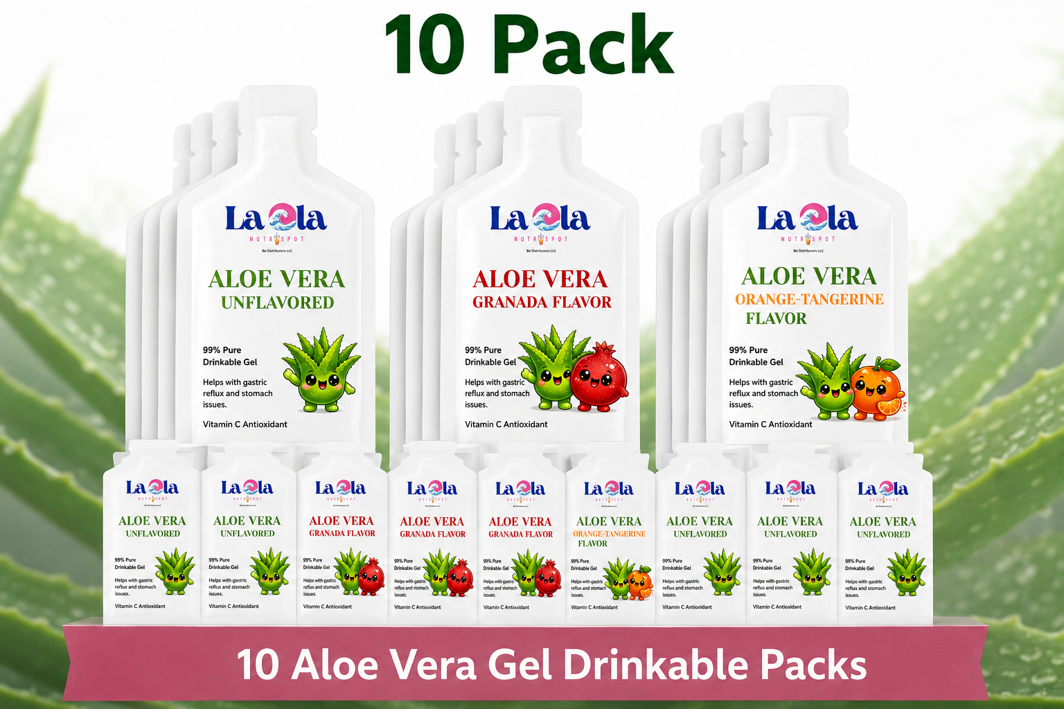 10 PACK ALOE TOGO